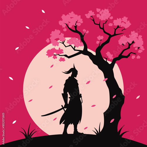 Silhouette of a girl on a swing