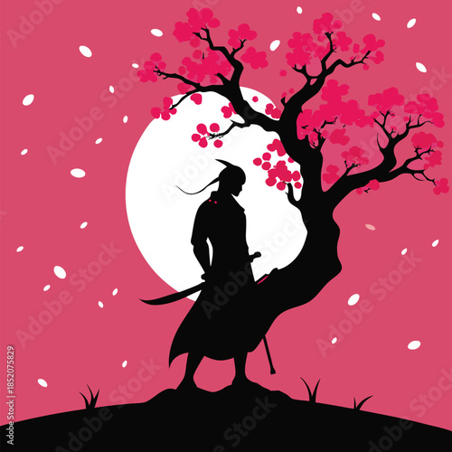 Silhouette of a girl on a swing