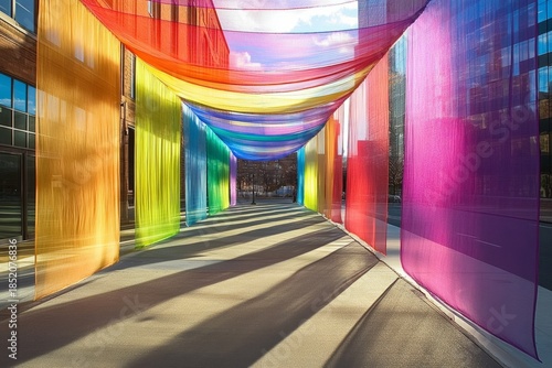 Creative sheer fabric concept