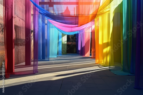 Creative sheer fabric concept