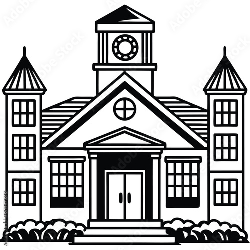 church icon vector illustration