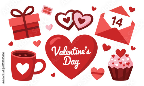 Celebrating valentine's day with sweet treats