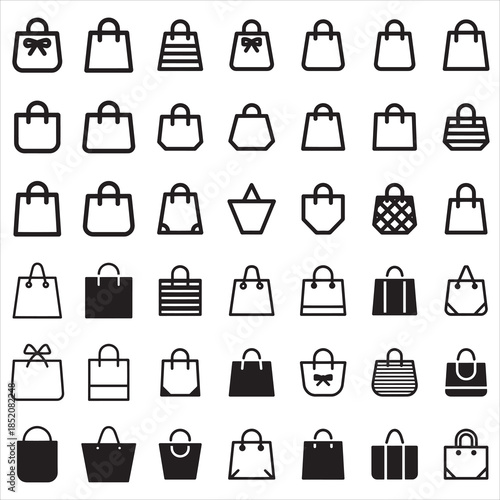 Shopping Bags Svg