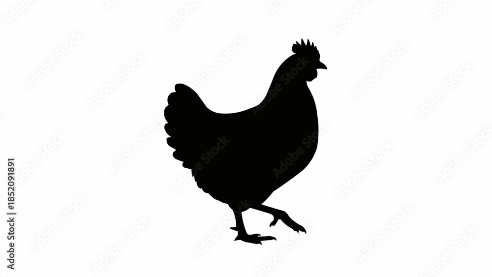 Fototapeta premium rooster isolated on white background