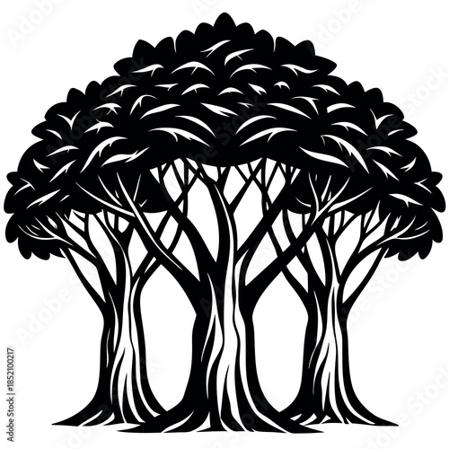 Lonely tree on a hill 