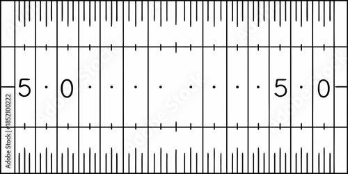 An overhead view of a football field with yard lines and end zone markings
