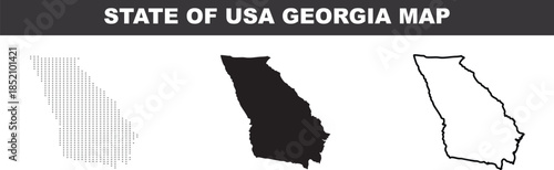 USA State Map Design