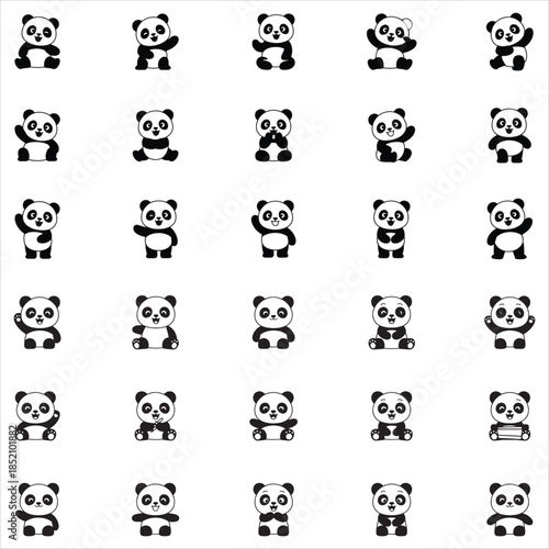 Baby Panda Clip Art
