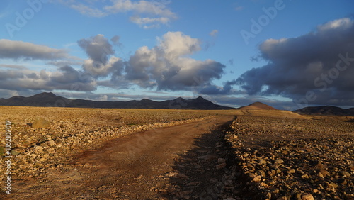 rainy day in a desert and arid place