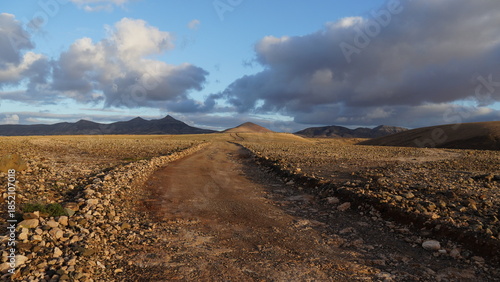 rainy day in a desert and arid place
