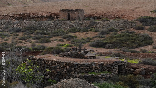 rainy day in a desert and arid place