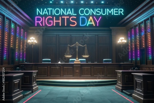 Elegant artwork highlighting trust, equality, and consumer empowerment.