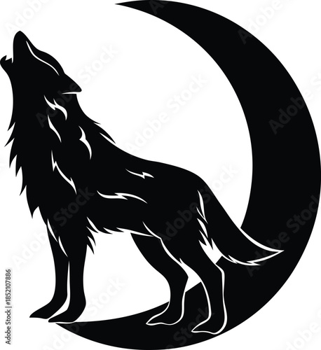 wolf head silhouette