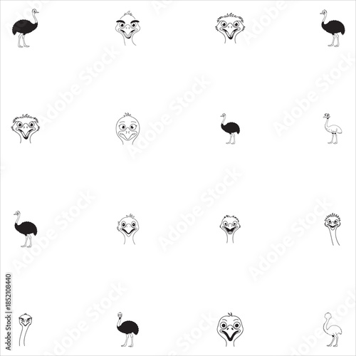 Ostrich Clip Art