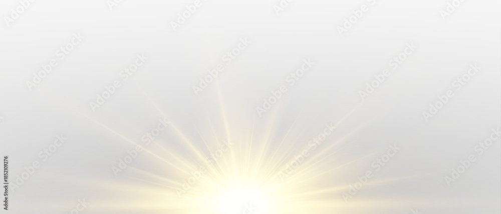 Obraz premium Dynamic stadium spotlight flash with glittering shine and vibrant energy burst in festive design.