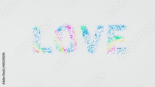 3D love concept featuring romantic heart symbols and elegant love typography, perfect for Valentine’s Day designs, couple themes, wedding graphics, romantic branding, social media visuals, and modern 