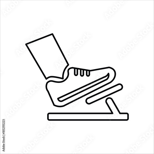 accelerate icons. simple line vector illustration