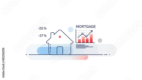 Housing market trends with declining mortgage rates and home values