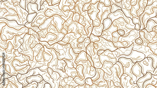 Abstract Turing Pattern Vector Seamless Background for Creative Designs