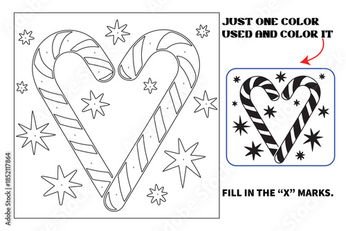 Christmas Monochrome coloring pages for adults and teens with Amazon KDP book interior designs.