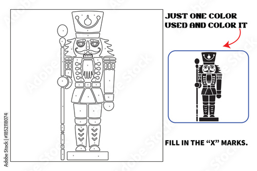Christmas Monochrome coloring pages for adults and teens with Amazon KDP book interior designs.