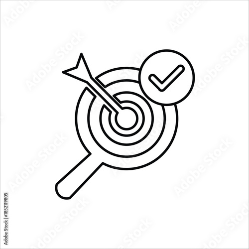 niche icons. simple line vector illustration