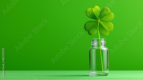 Single Four-Leaf Clover in ...