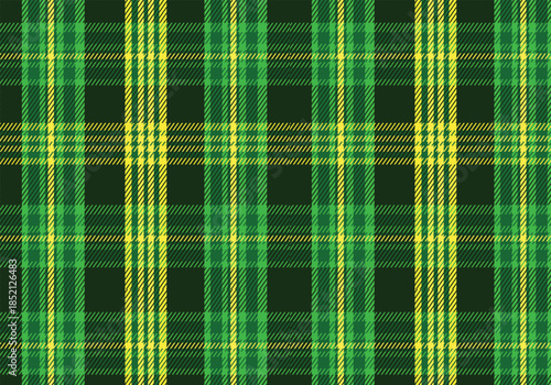 Vibrant Pastel Plaid Seamless Pattern Peach Mint Yellow Retro Textile Background