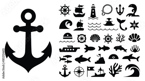 large anchor silhouette