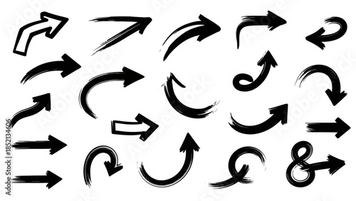 Hand Drawn Arrow Set Vector Illustration for Creative Designs