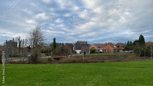 L'un des hameaux dans les environs de Nivelles (Brabant Wallon)
