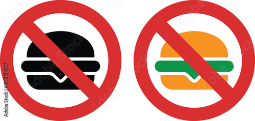 no junk food icon