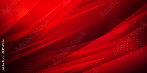 Red abstract background featuring flowing silk and satin fabric textures with elegant waves and soft velvet curves in a luxury red cloth pattern design for a smooth wallpaper backdrop