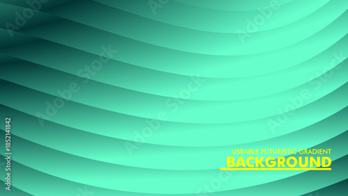 ​A clean, futuristic green gradient background featuring rhythmic diagonal 3D waves for a fresh, professional, and tech-oriented aesthetic