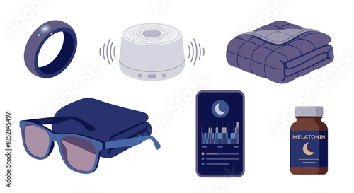 Sleep aid devices and accessories for better rest and relaxation