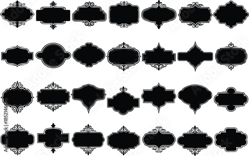 Vintage labels and tags for design projects