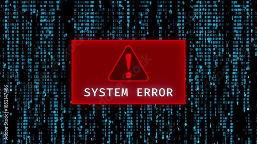 System Error message program code - matrix background loop