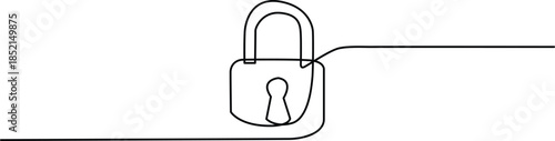 Secure lock symbol Vector