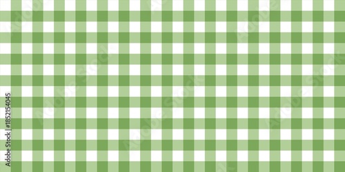 Photos Seamless green gingham checkered pattern background with soft pastel tones