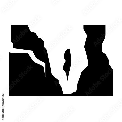 Silhouette of mountain range