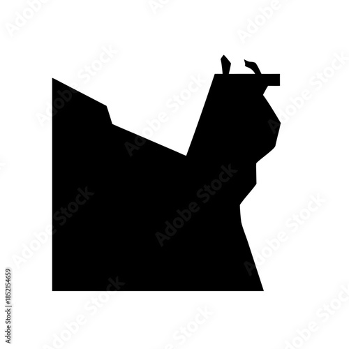 Silhouette of a castle