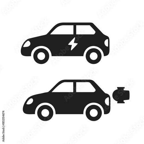 Electric cars charging