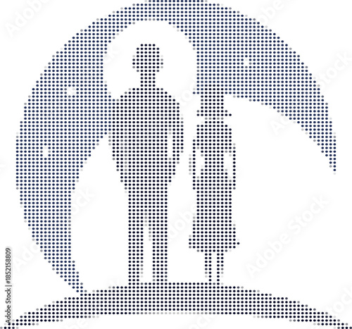 Couple Protection Insurance Concept Family Security Coverage