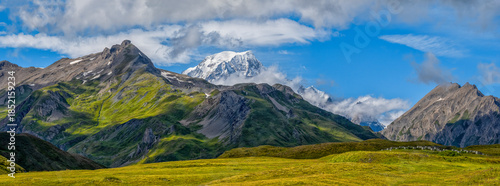 Foto French Alps Mont Blanc peak panorama