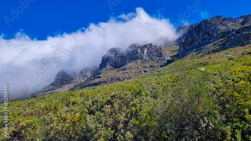 Clouds Rolling Down Table Mountain