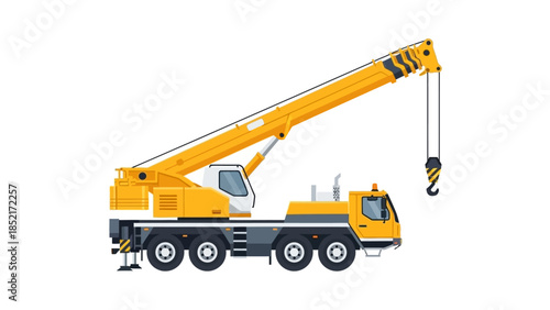 Construction Crane Vehicle for Heavy Lifting and Building