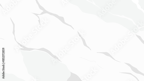 Cracked white surface with subtle grey veins, abstract marble texture background, natural stone pattern, clean bright elegant design, geological formation concept, art