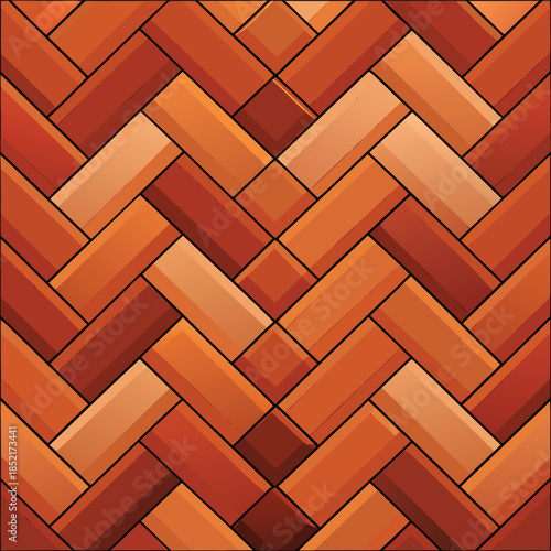 Seamless vector texture of wood parquet. modern natural wooden material for floor or wall. abstract decorative tile plank surface