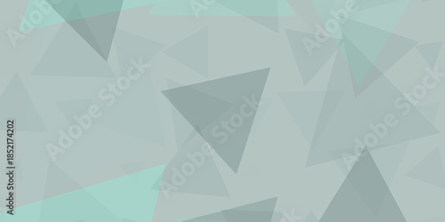 Geometric Tranquility: Abstract Blue and Gray Triangles