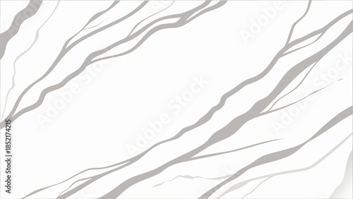 Minimalist marble texture background with elegant gray veins on a clean white surface creating a luxurious natural stone effect